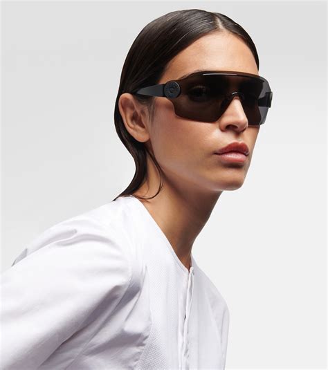 rimless dior glasses|DiorPacific M1U Black Mask Sunglasses .